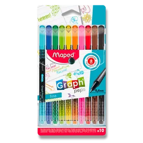 Liner Maped Graph´Peps Deco Set mit 10 Farben